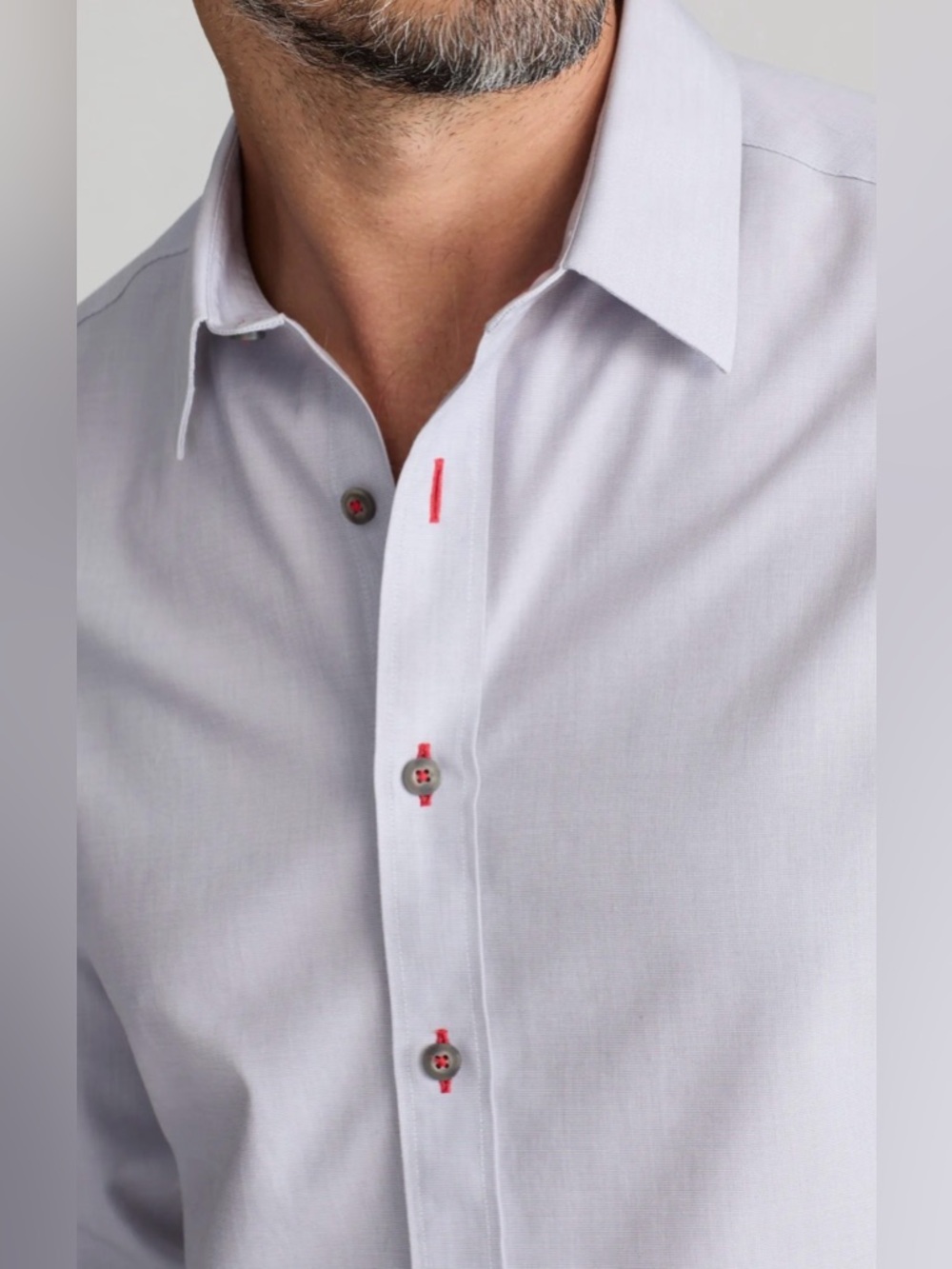 UNTUCKit Rubican WF Wrinkle Free Button Down Shirt Gray XL Regular Fit - Picture 2 of 13